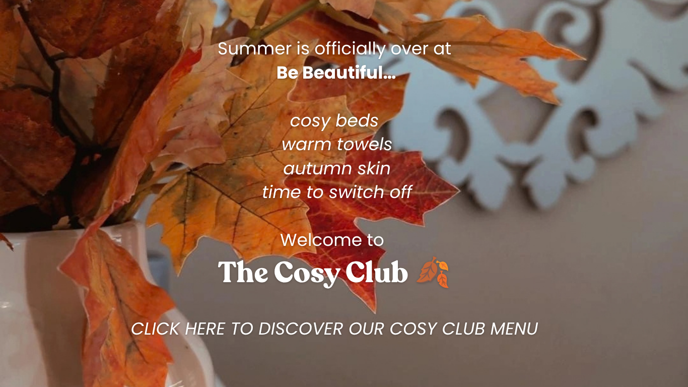 The Cosy Club Beauty Menu